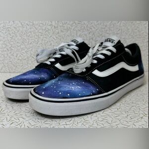 Custom Galaxy Vans Old School Low Tops Men’s Sz 12